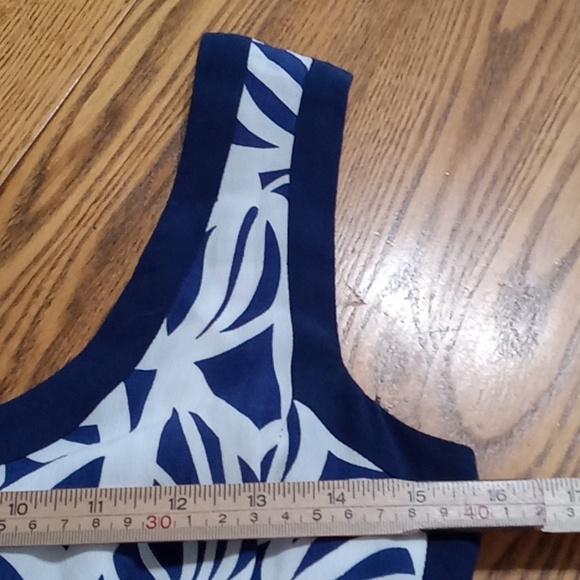 LILLY PULITZER DRESS 2 Womens NAVY BLUE WHITE New Summer Party Casual - Picture 9 of 12